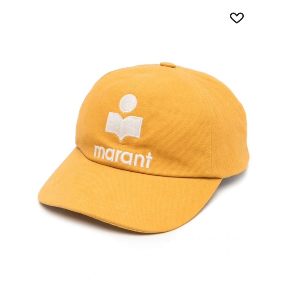 Isabel Marant logo embroidered basketball cap